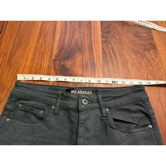 Valabasas Men's Dark Blue Mid Rise Distressed Skinny Jeans Size 32 - Picture 2 of 8